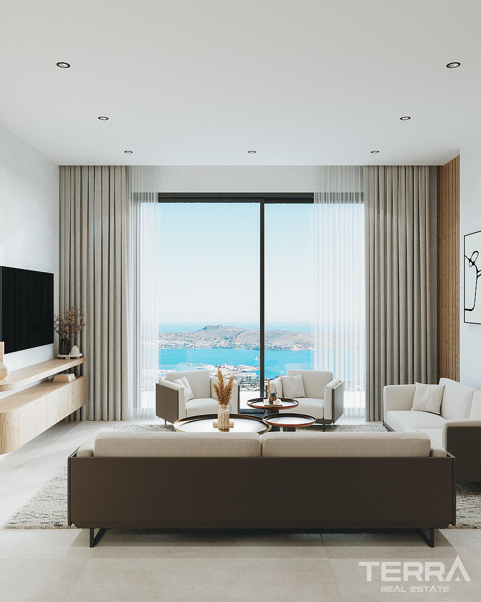 Sea View Apartments for Sale in Bodrum, Muğla, Turkey - 129976