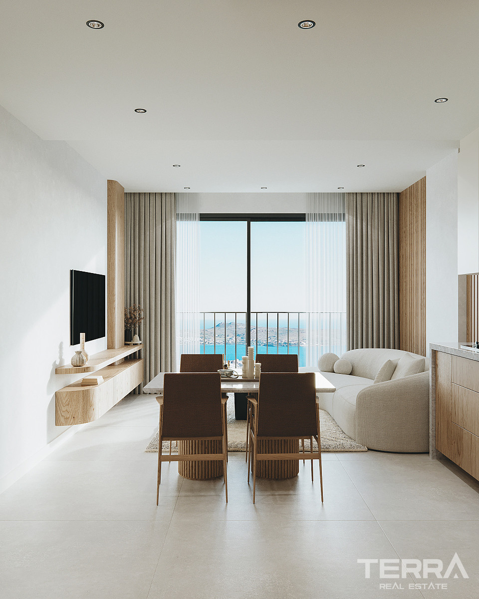 Sea View Apartments for Sale in Bodrum, Muğla, Turkey - 129978