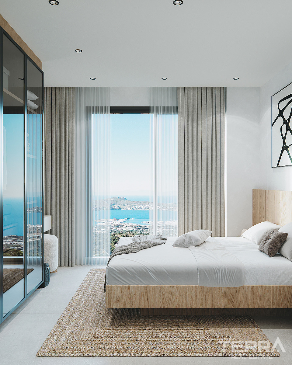Sea View Apartments for Sale in Bodrum, Muğla, Turkey - 129985