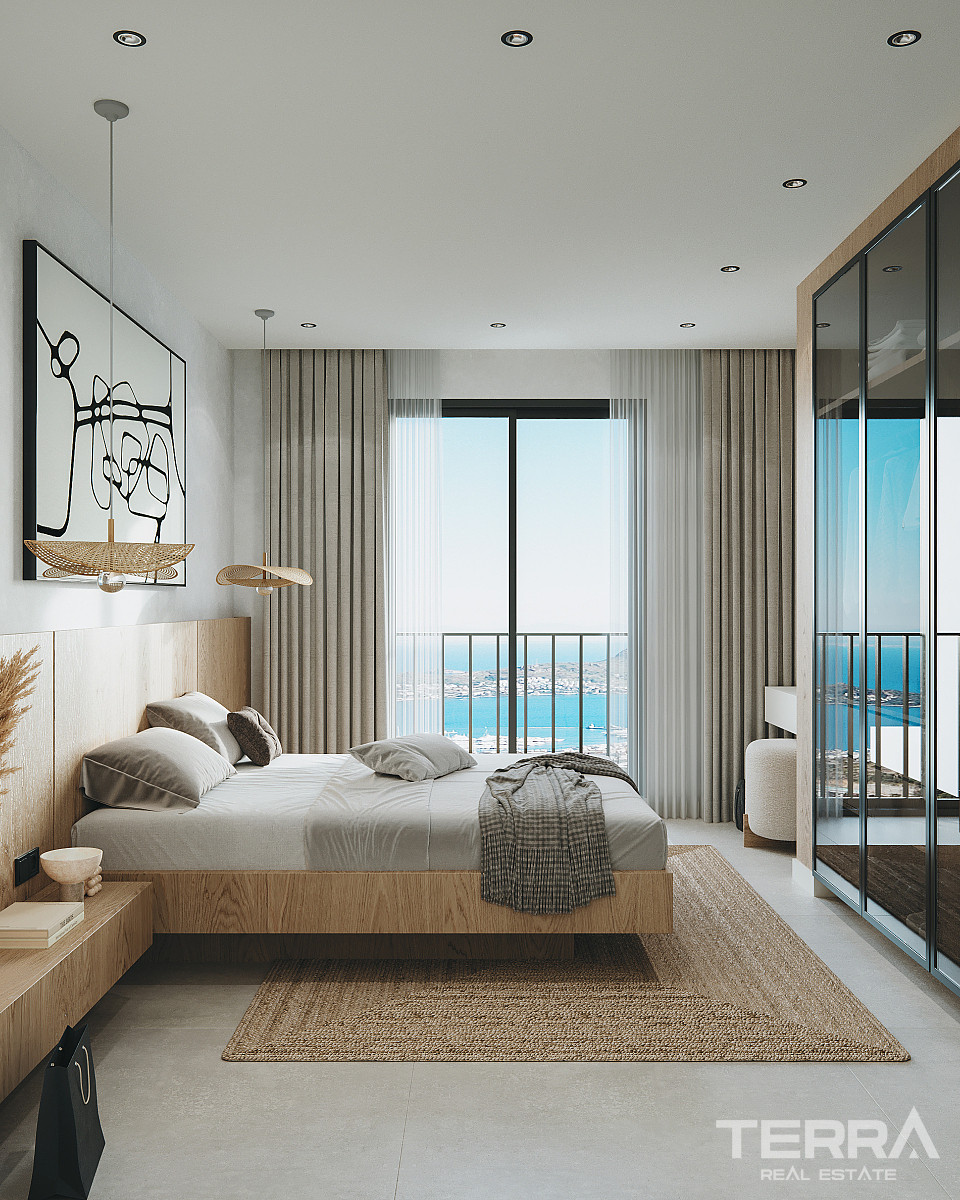 Sea View Apartments for Sale in Bodrum, Muğla, Turkey - 129987