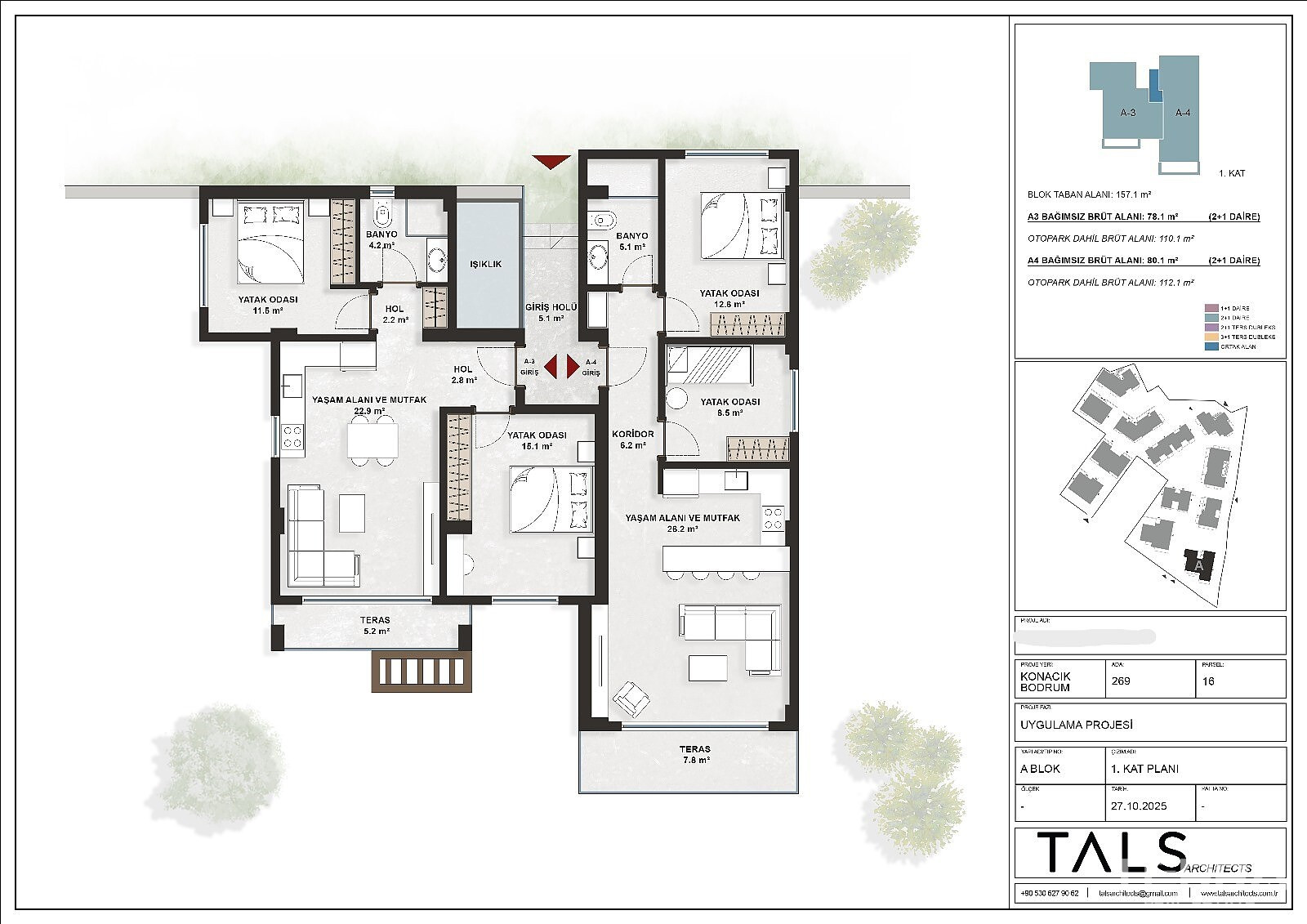 Sea View Apartments for Sale in Bodrum, Muğla, Turkey - 129995