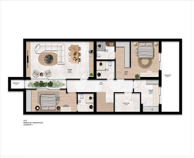 Detached Houses for Sale in Bodrum, Muğla, Turkey - 130036