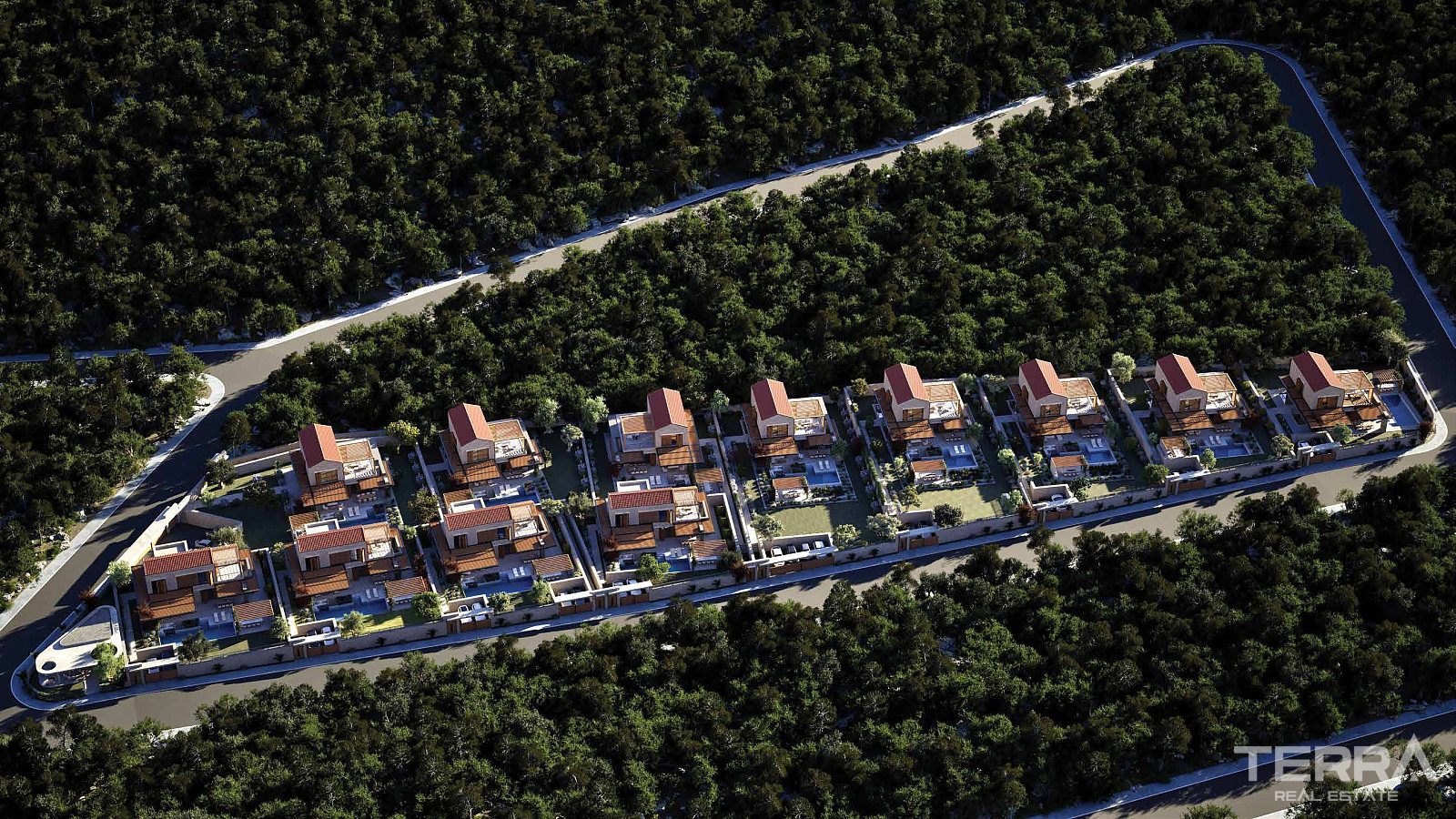 Detached Houses for Sale in Bodrum, Muğla, Turkey - 130039