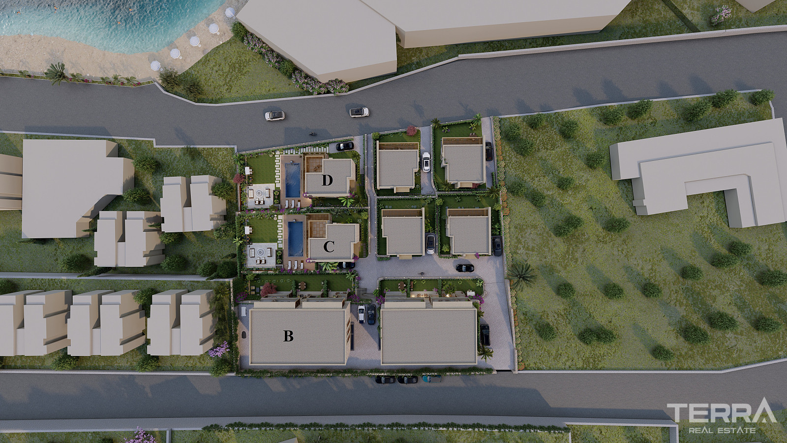 Sea View Apartments for Sale in Bodrum, Muğla, Turkey - 130125