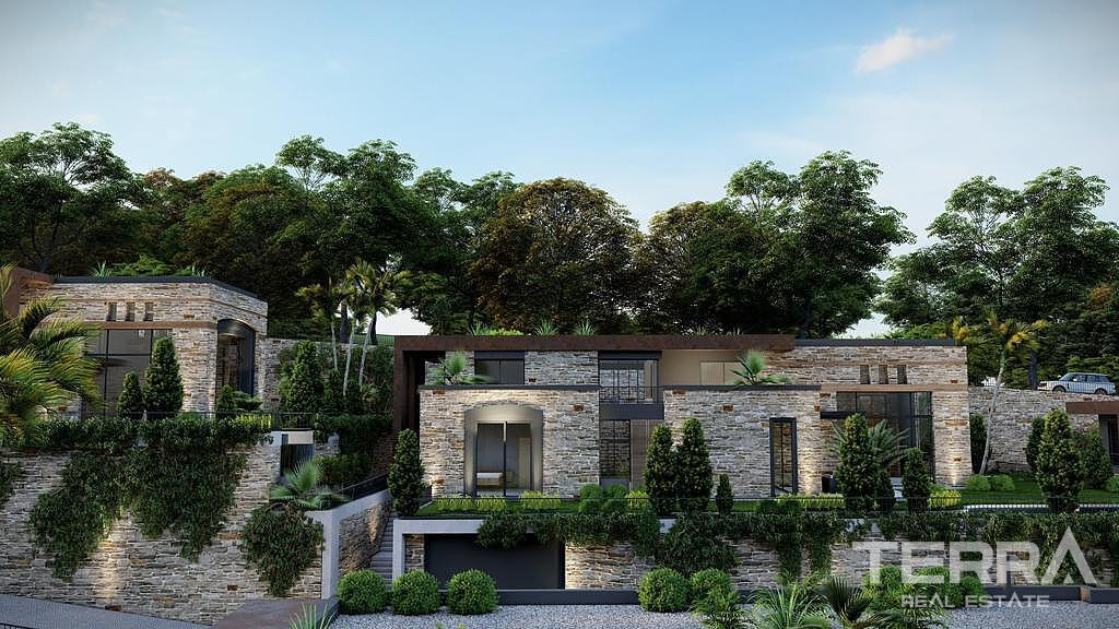 Muğla, Bodrum'da Özel Havuzlu Müstakil Satılık Lüks Villalar - 130370