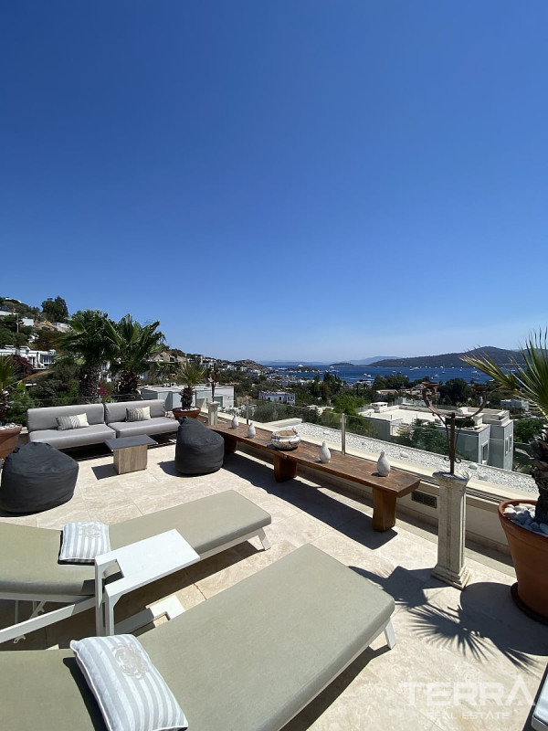Sea View Villa for Sale in Bodrum, Muğla, Turkey