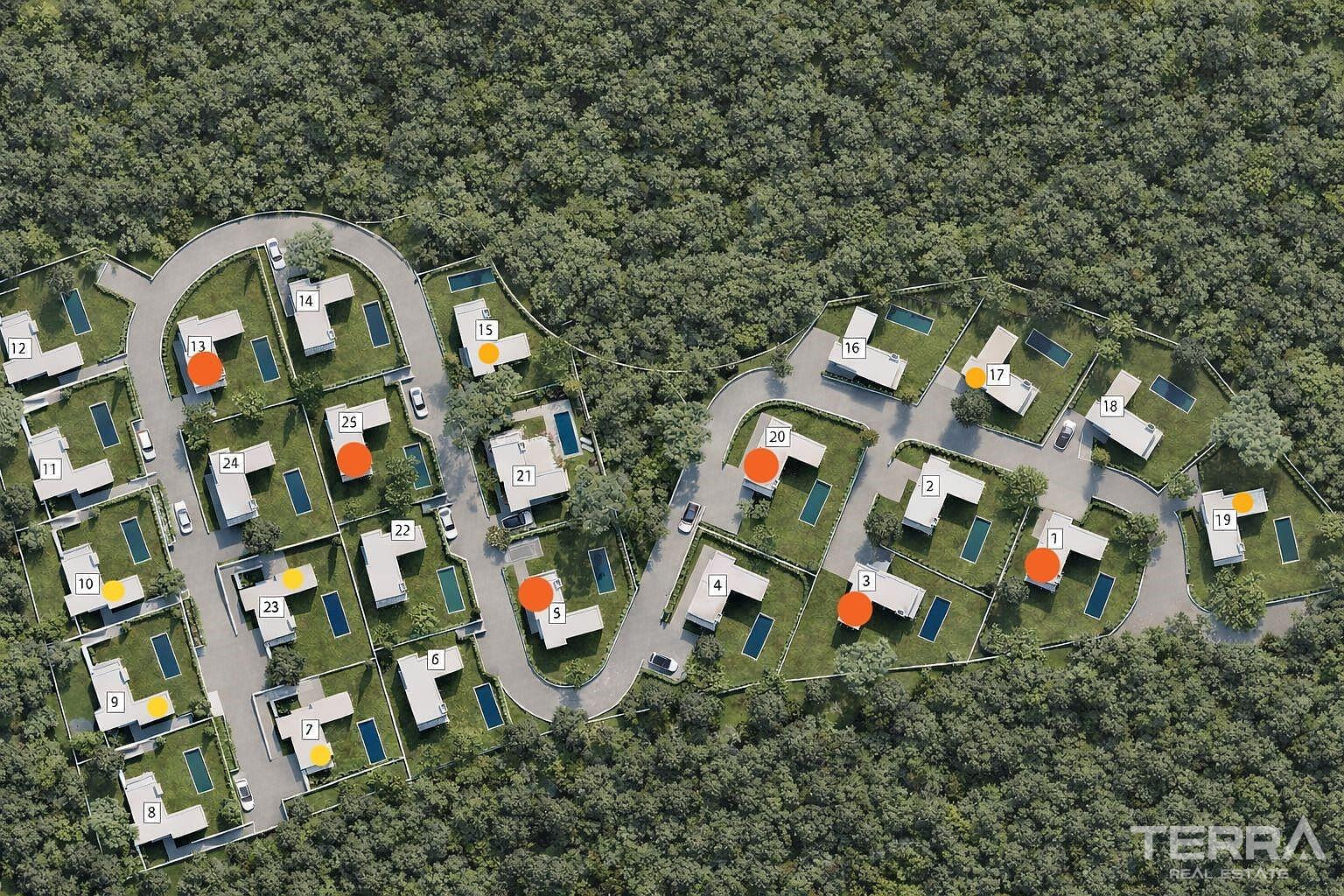 Detached Villas for Sale in Bodrum, Muğla, Turkey - 130610