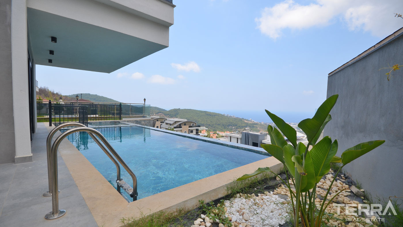 Sea View Villa for Sale in Kargıcak, Alanya, Turkey - 130766