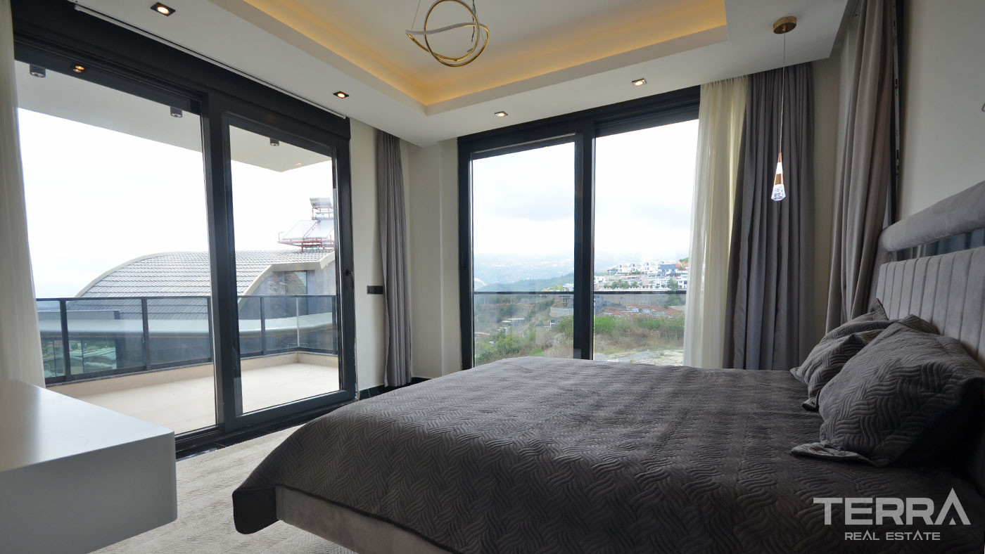 Sea View Villa for Sale in Kargıcak, Alanya, Turkey - 130787