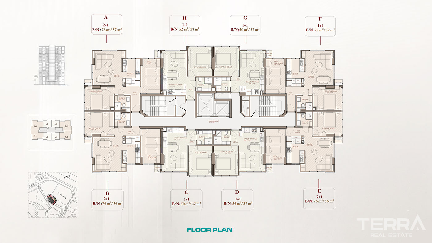 Apartments for Sale in Kadıköy, Istanbul, Turkey - 130924