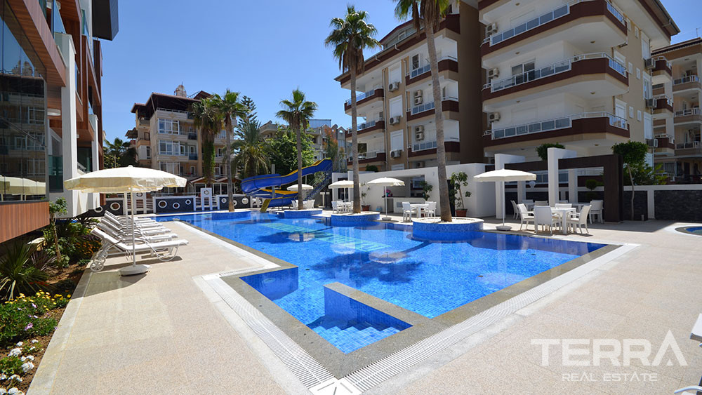 Appartements de Luxe Avec Espaces Communs Proche de la Mer à Alanya - 100284
