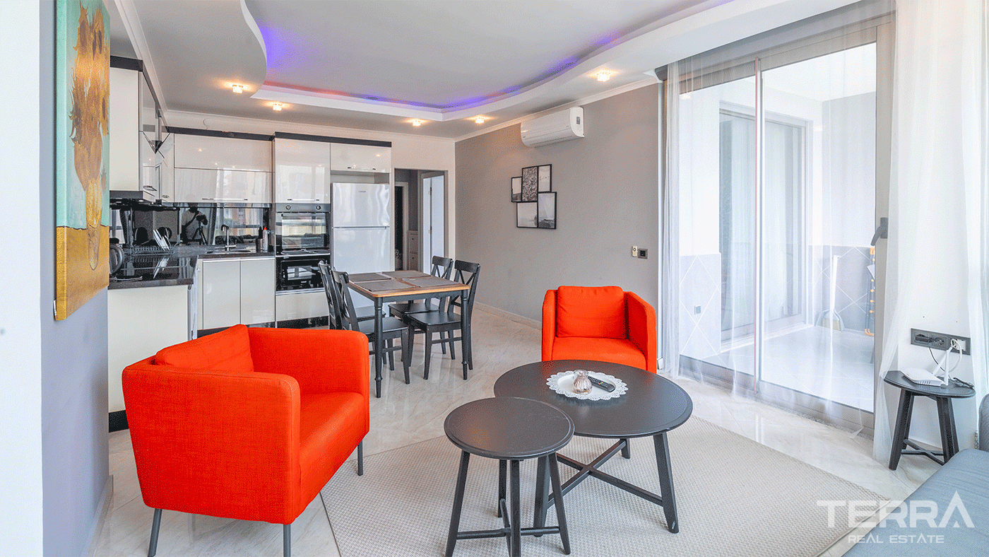 Appartements de Luxe Avec Espaces Communs Proche de la Mer à Alanya - 100307