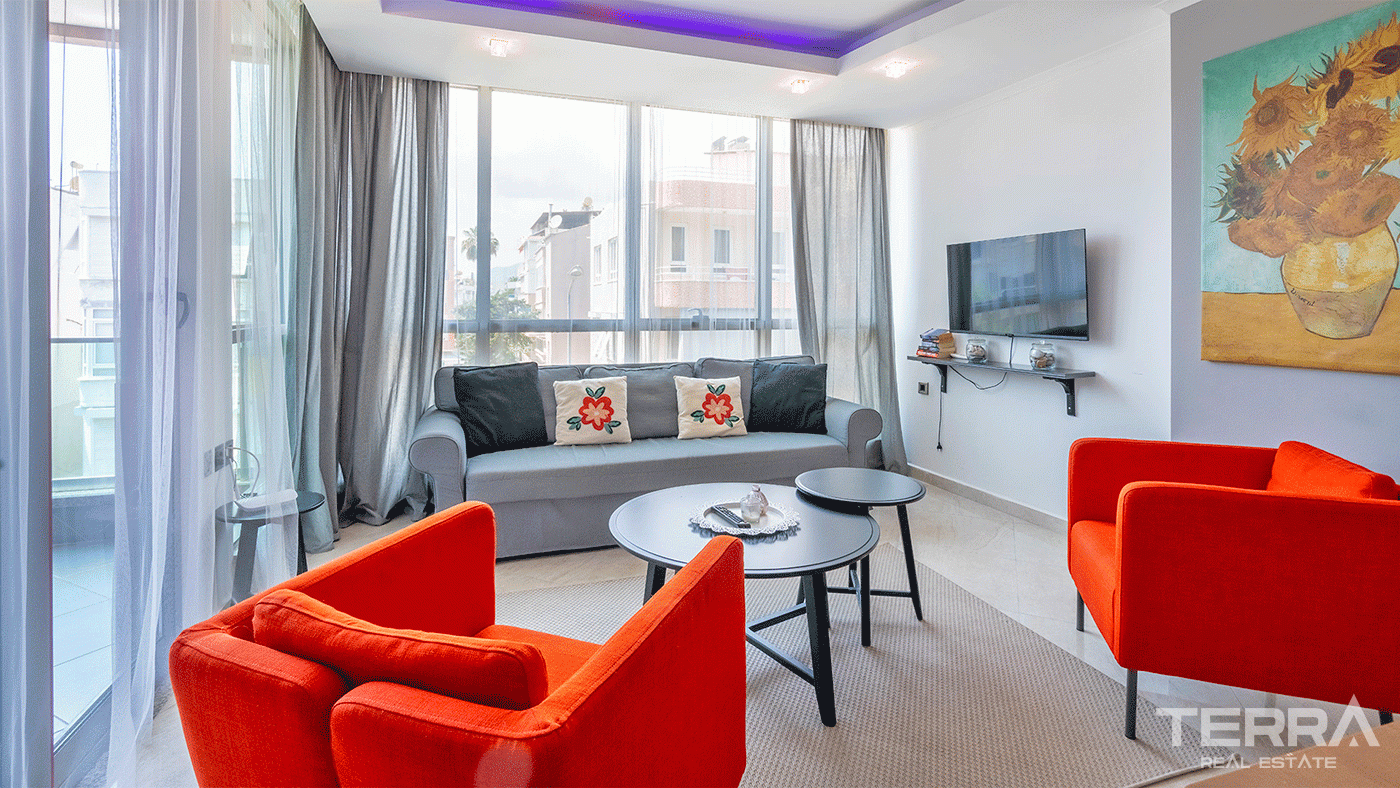Appartements de Luxe Avec Espaces Communs Proche de la Mer à Alanya - 100310