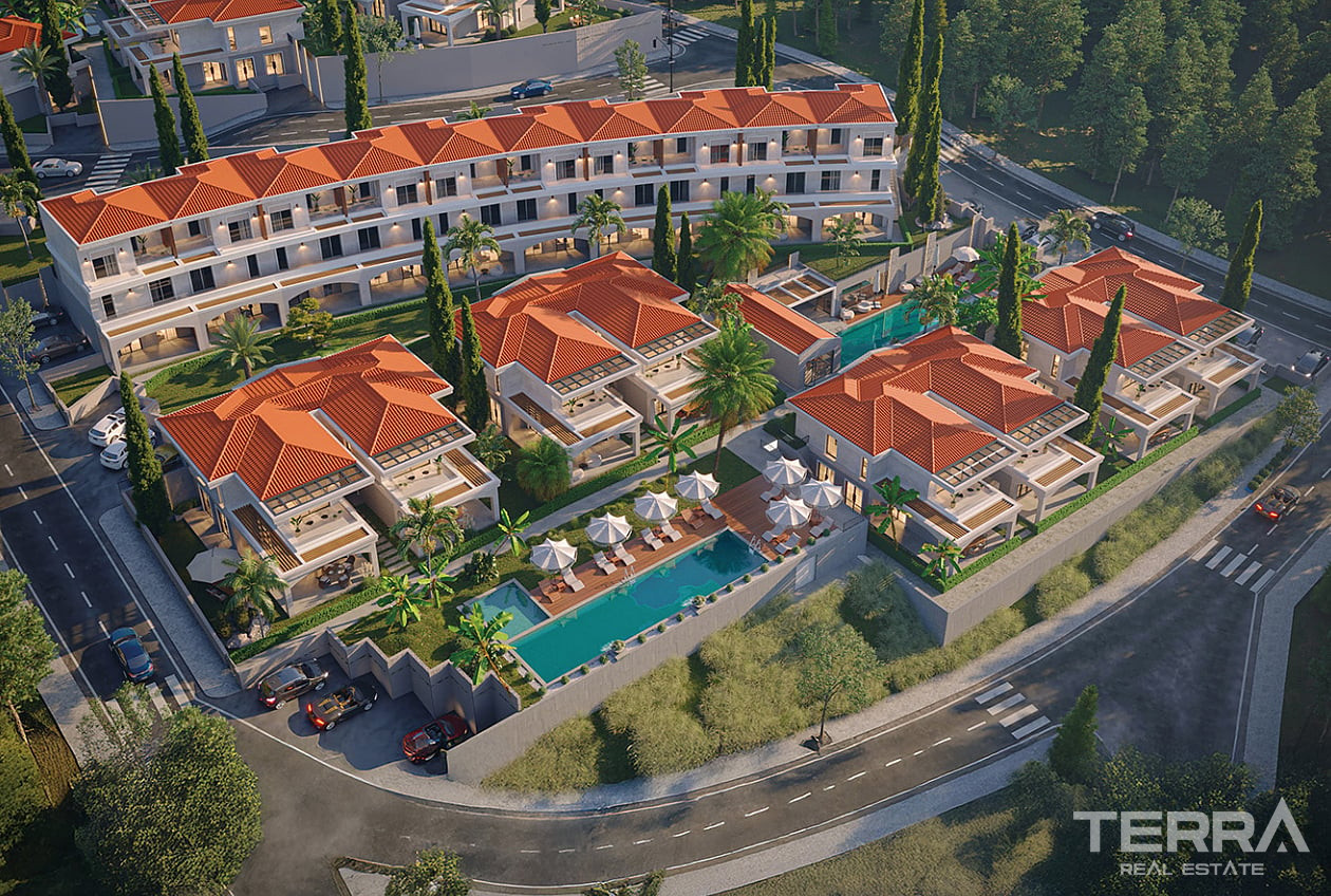 Aydın, Kuşadası'nda Doğa ile İç İçe Satılık Deniz Manzaralı Daireler - 131116