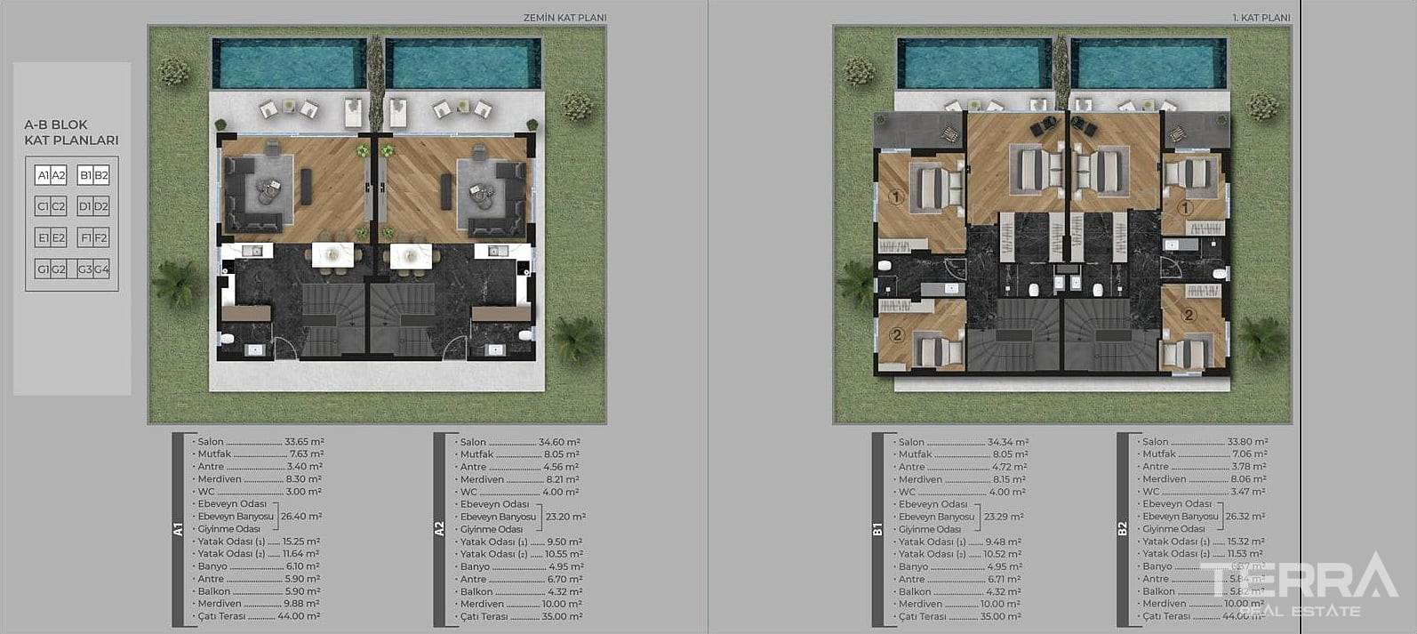Seafront Villas for Sale in Urla, İzmir, Turkey - 131572