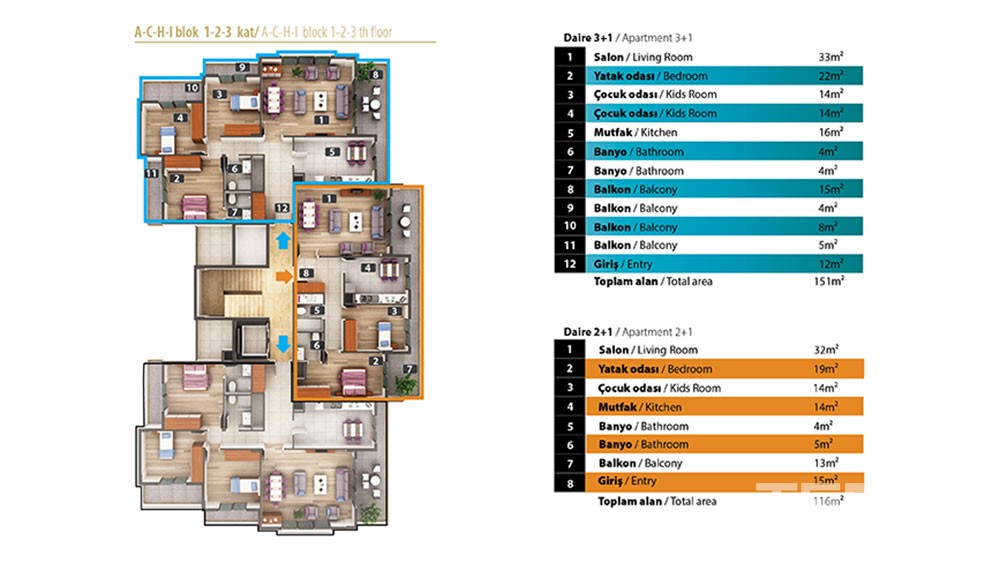 Oba 1221 Residence – leiligheter til salgs i Alanya Oba, Tyrkia - 7882