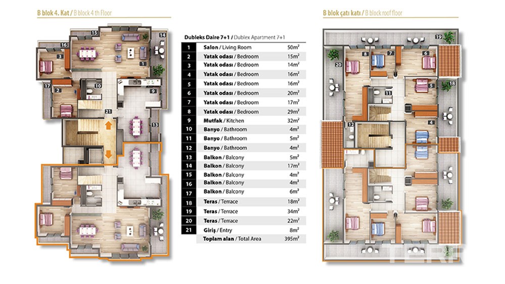 Oba 1221 Residence – leiligheter til salgs i Alanya Oba, Tyrkia - 7888