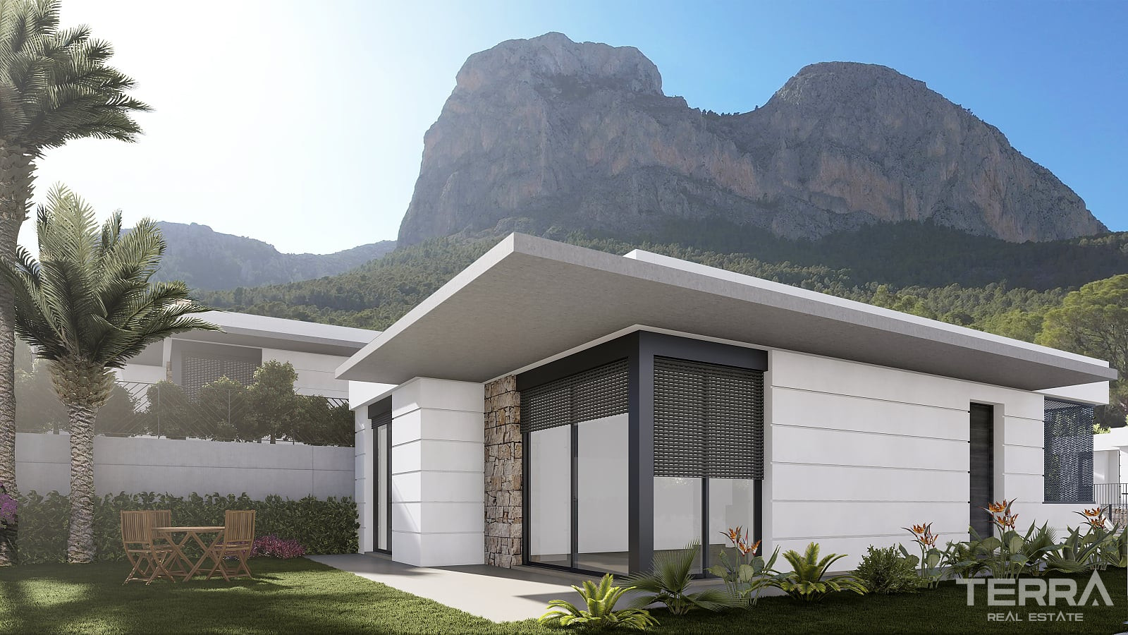 Fritliggende villaer til salg i Polop, Costa Blanca, Spanien - 131865