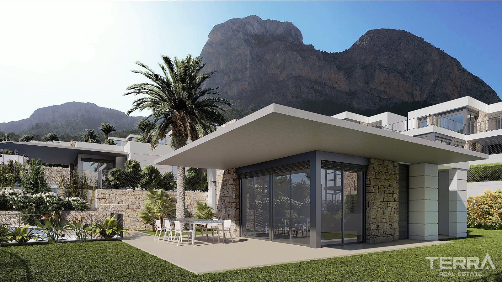 Fritliggende villaer til salg i Polop, Costa Blanca, Spanien - 131866