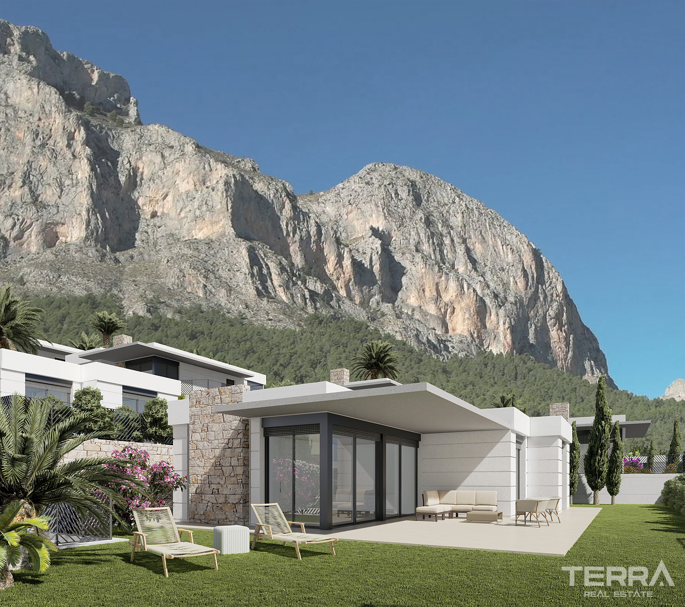 Fritliggende villaer til salg i Polop, Costa Blanca, Spanien - 131867