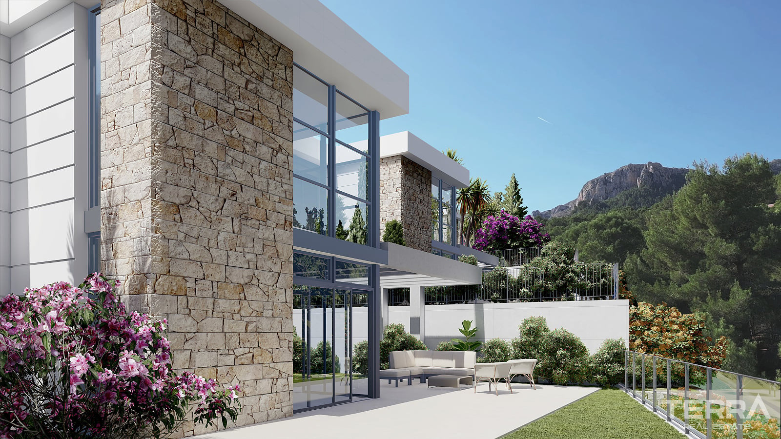 Fritliggende villaer til salg i Polop, Costa Blanca, Spanien - 131868