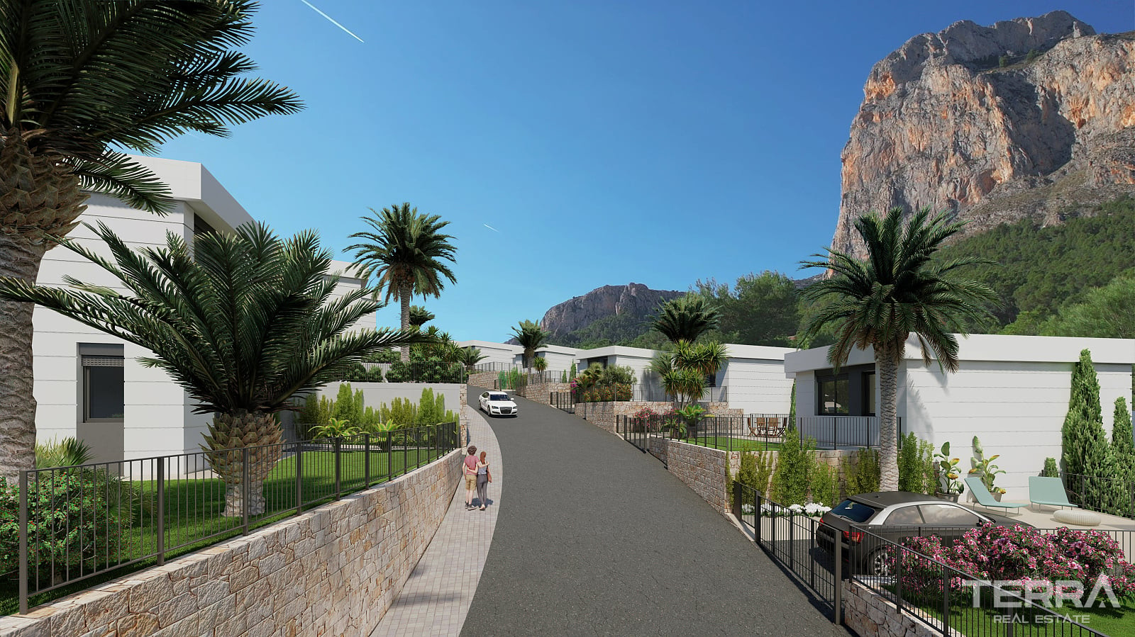 Fritliggende villaer til salg i Polop, Costa Blanca, Spanien - 131869