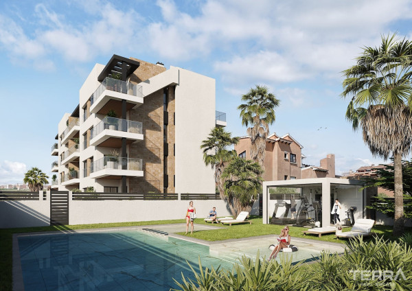 İspanya, Costa Blanca, Torrevieja’da Plaja Yakın Satılık Lüks Daireler