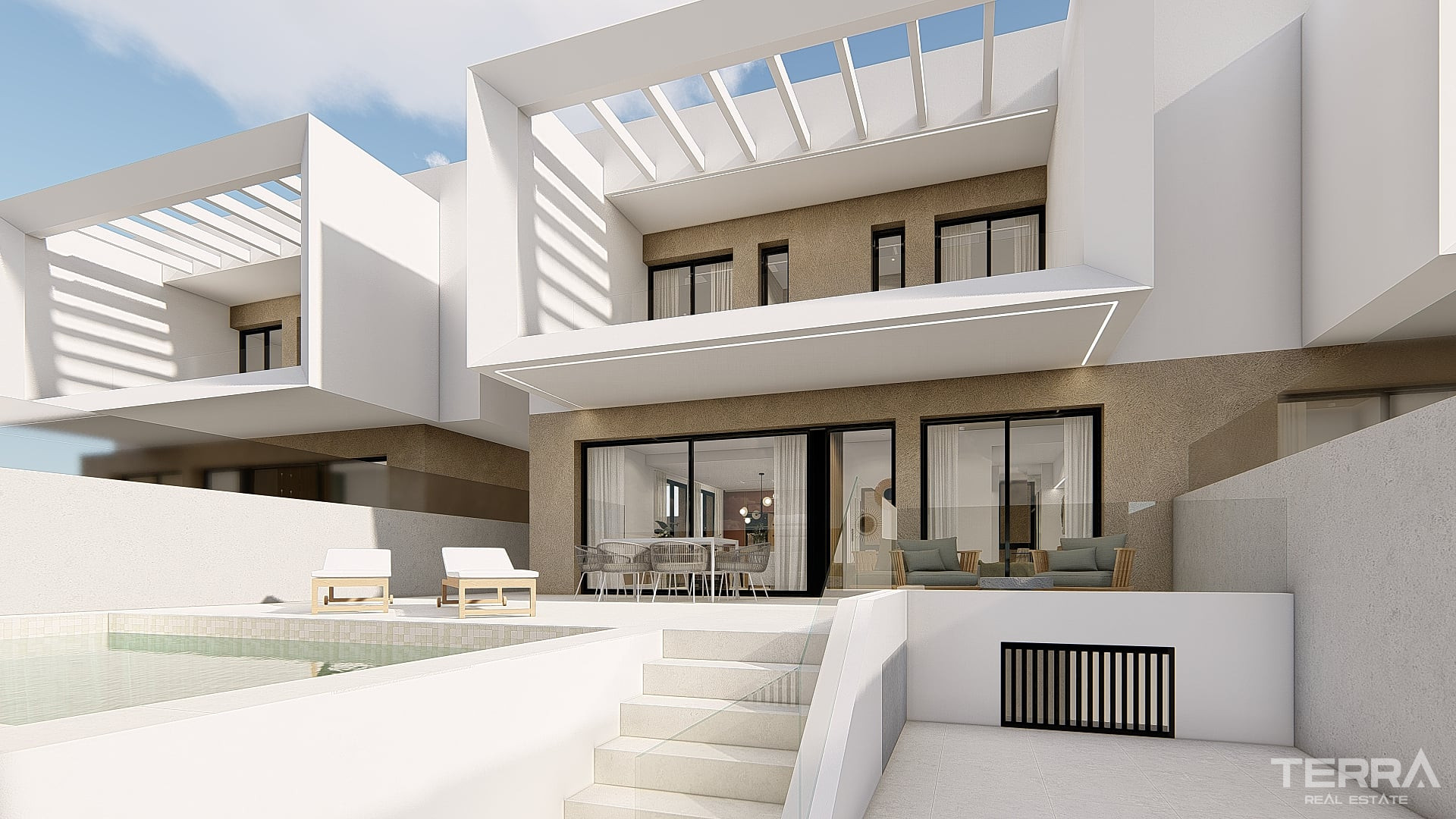 Semi-Detached Villas for Sale in Dolores, Costa Blanca, Spain - 132000