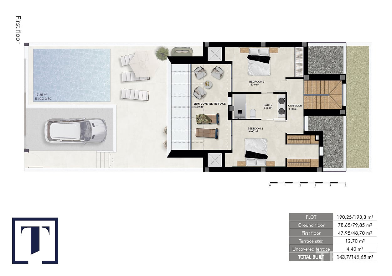 Semi-Detached Villas for Sale in Dolores, Costa Blanca, Spain - 132007