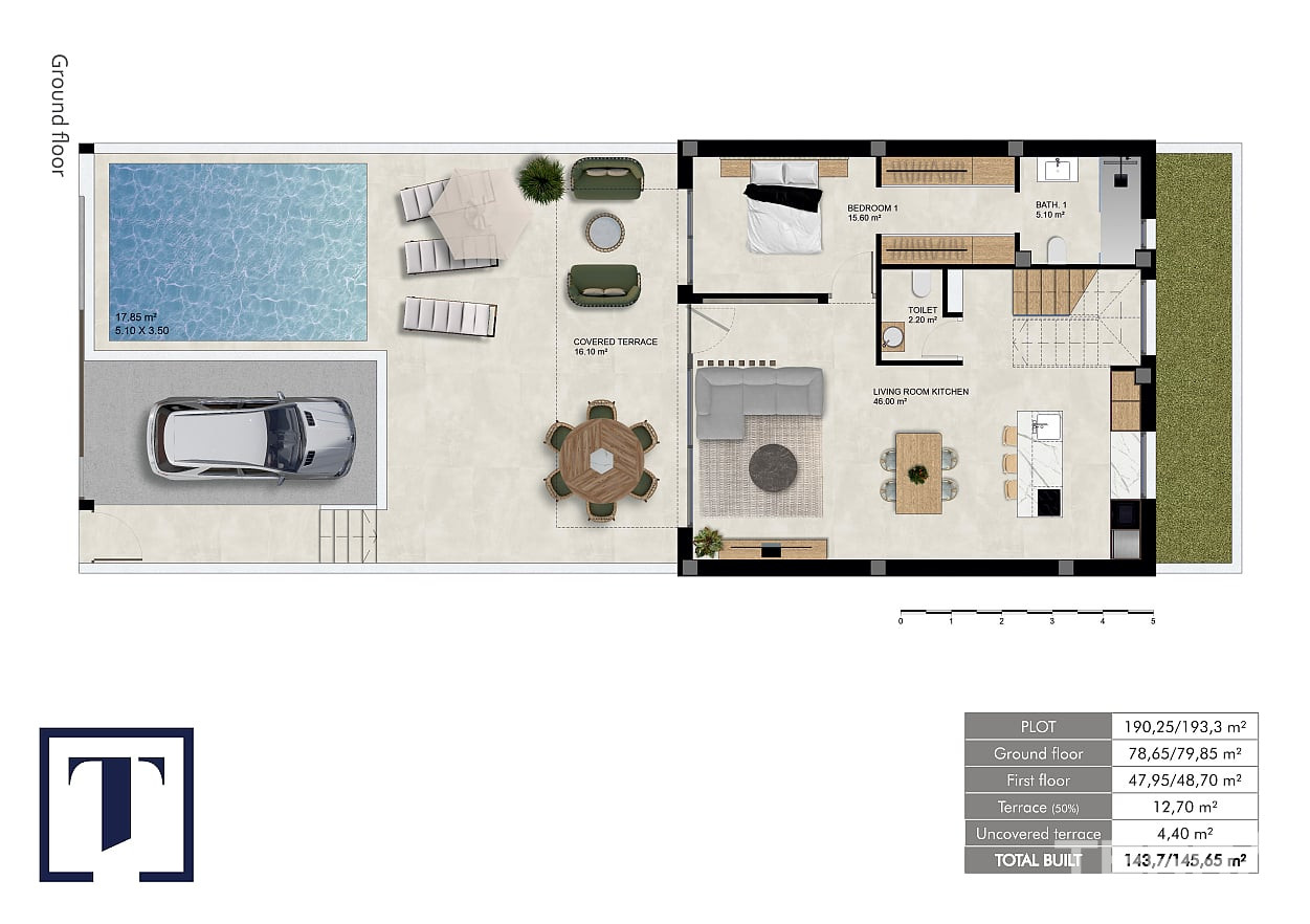 Semi-Detached Villas for Sale in Dolores, Costa Blanca, Spain - 132008