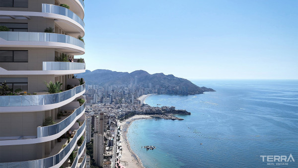 İspanya, Costa Blanca, Benidorm'da Satılık Deniz Manzaralı Daireler
