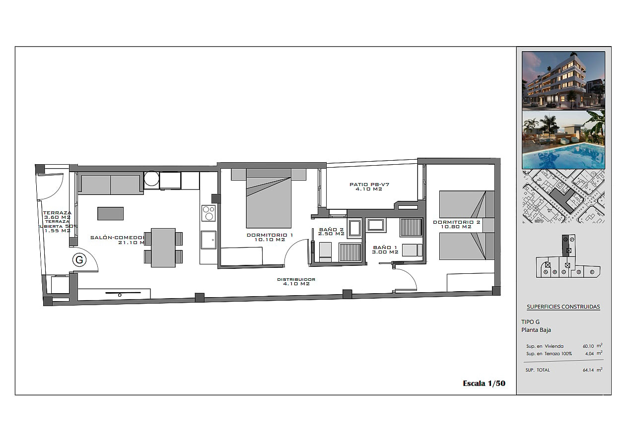 İspanya, Costa Blanca, Santa Pola Merkezde Satılık Sıfır Daireler - 132477