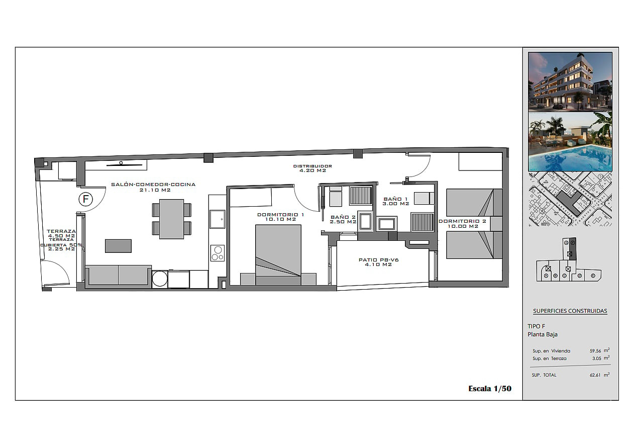İspanya, Costa Blanca, Santa Pola Merkezde Satılık Sıfır Daireler - 132478