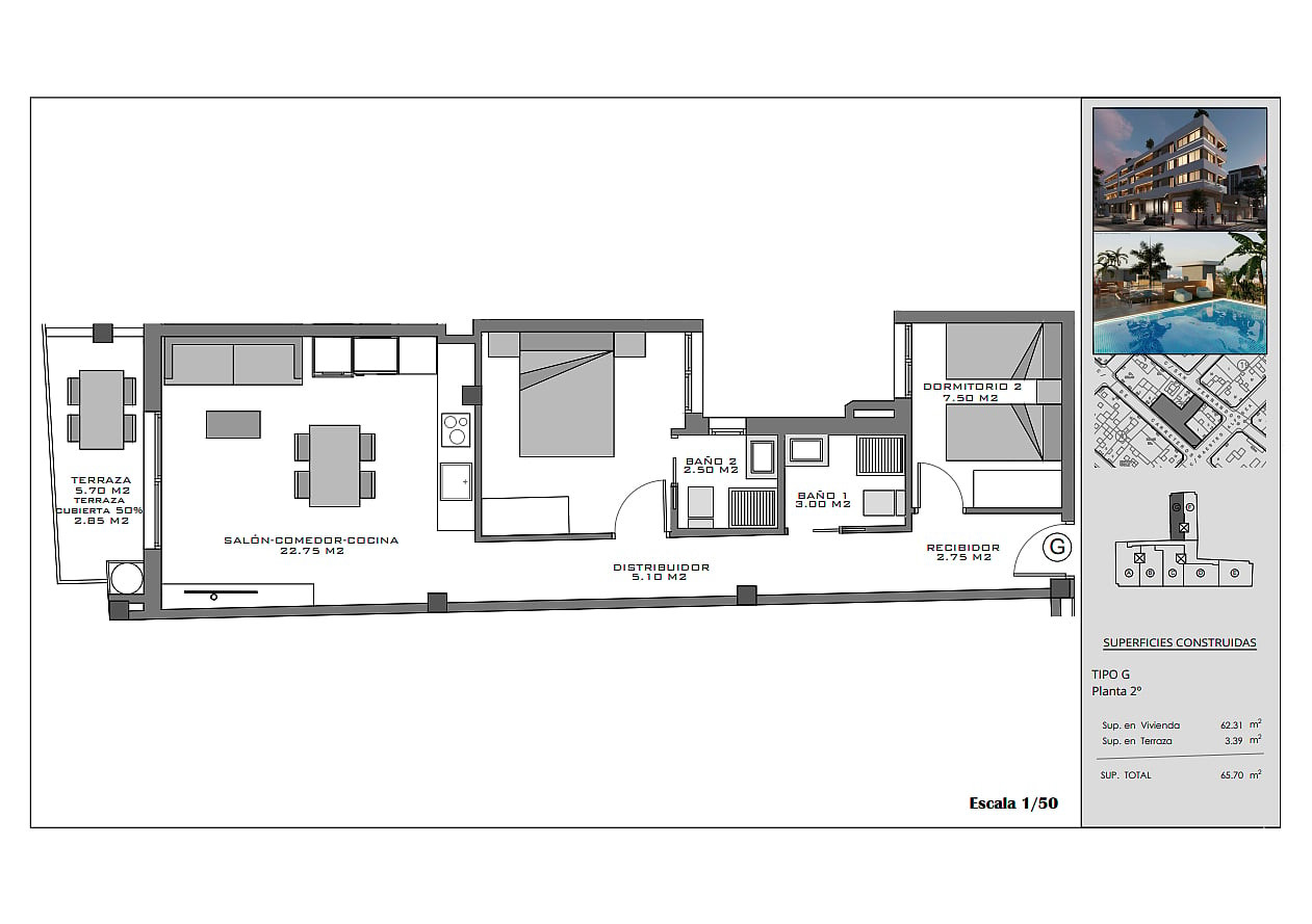 İspanya, Costa Blanca, Santa Pola Merkezde Satılık Sıfır Daireler - 132485