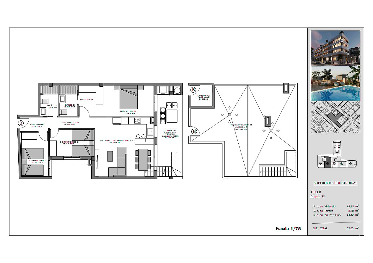 İspanya, Costa Blanca, Santa Pola Merkezde Satılık Sıfır Daireler - 132502