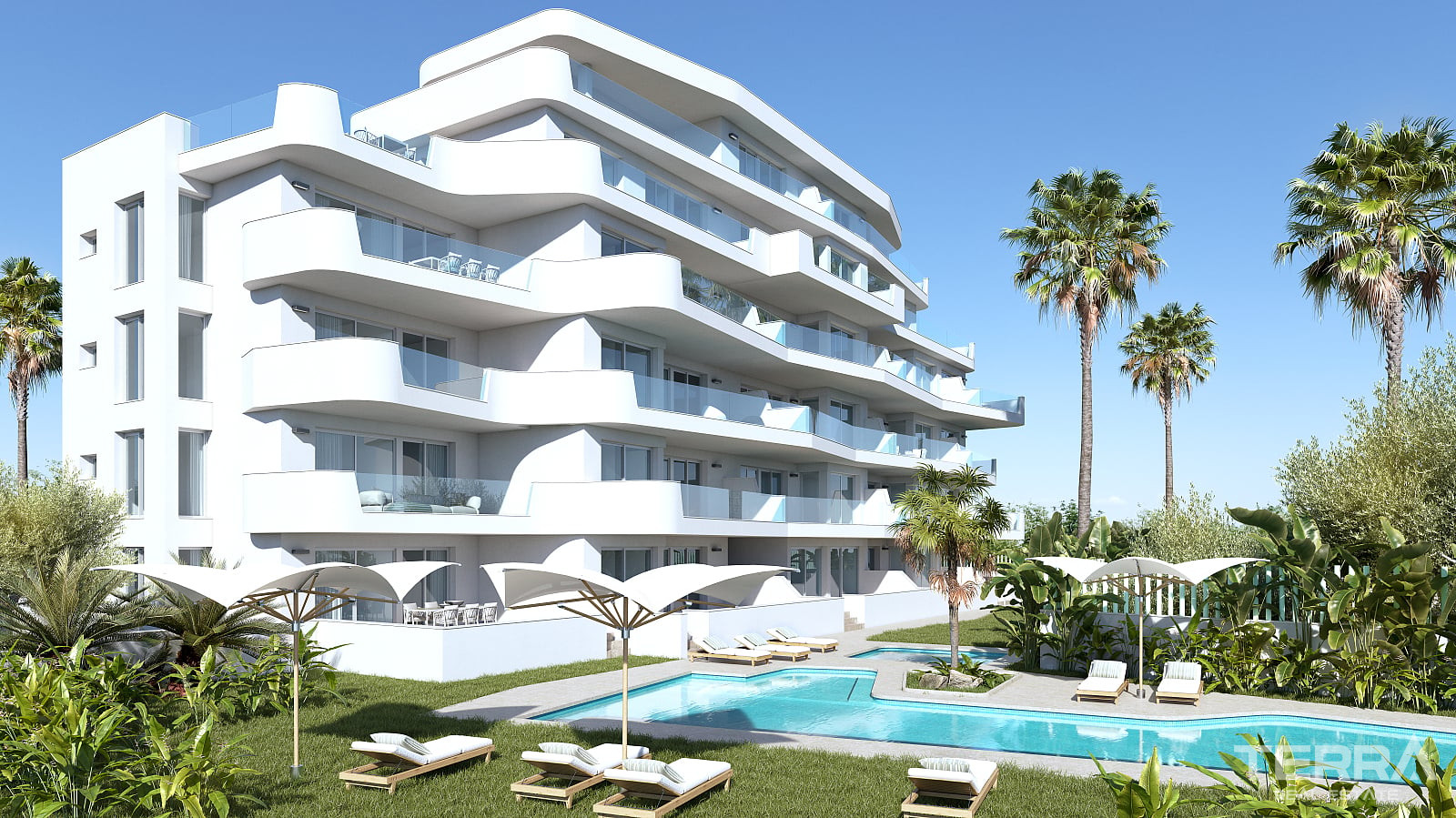 İspanya Costa Blanca Mil Palmeras'ta Satılık Deniz Manzaralı Daireler - 132551