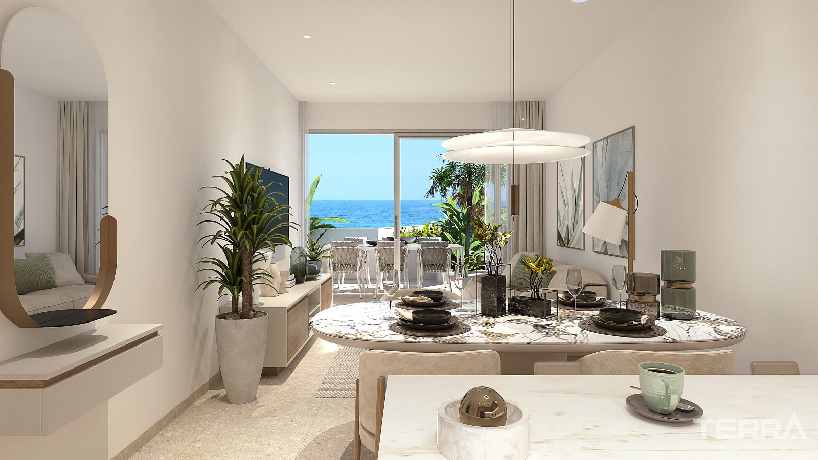 İspanya Costa Blanca Mil Palmeras'ta Satılık Deniz Manzaralı Daireler - 132556