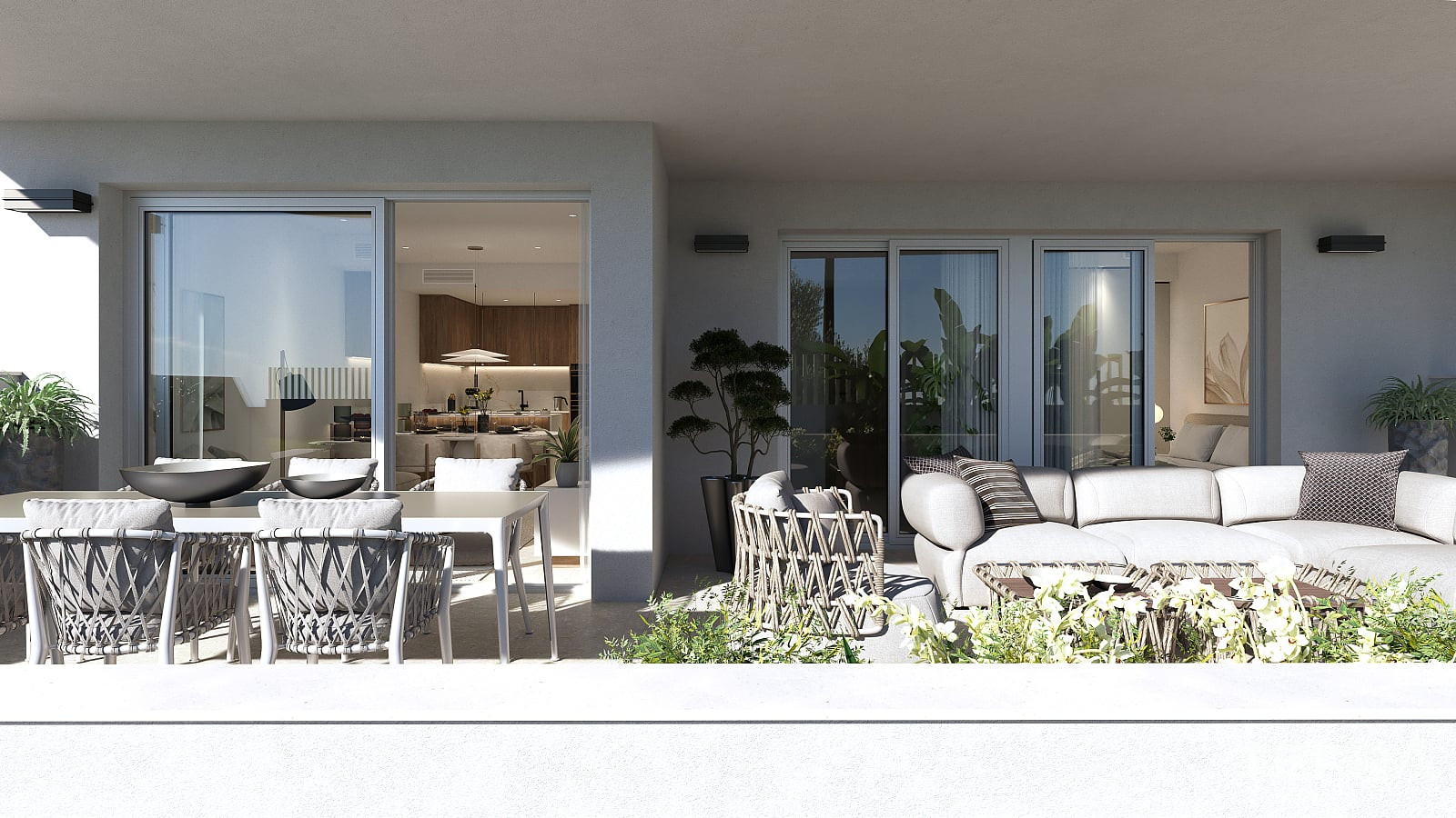 İspanya Costa Blanca Mil Palmeras'ta Satılık Deniz Manzaralı Daireler - 132559