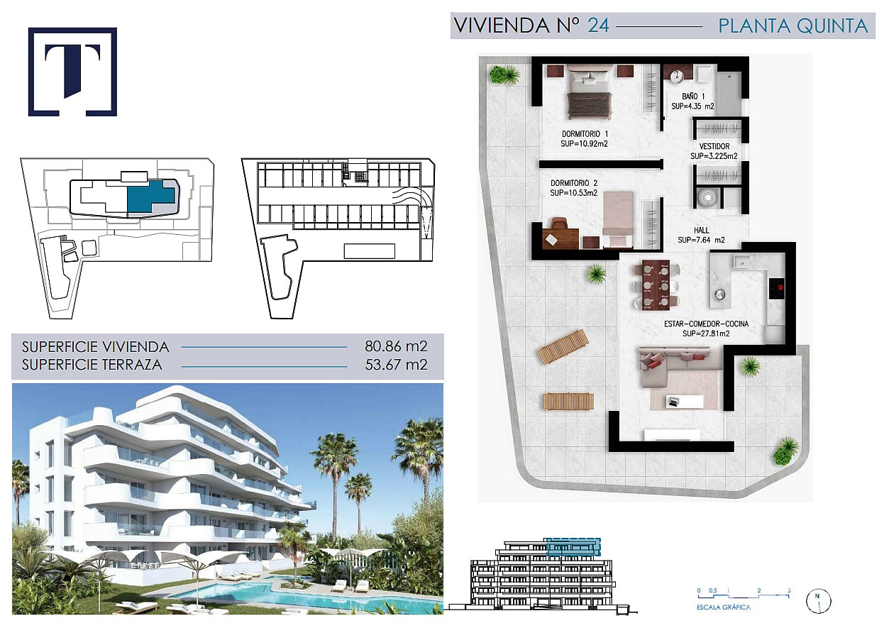 İspanya Costa Blanca Mil Palmeras'ta Satılık Deniz Manzaralı Daireler - 132562