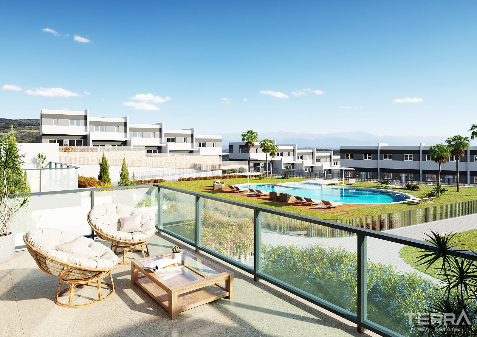 Sea View Townhouses for Sale in Finestrat, Costa Blanca, Spain - 132606