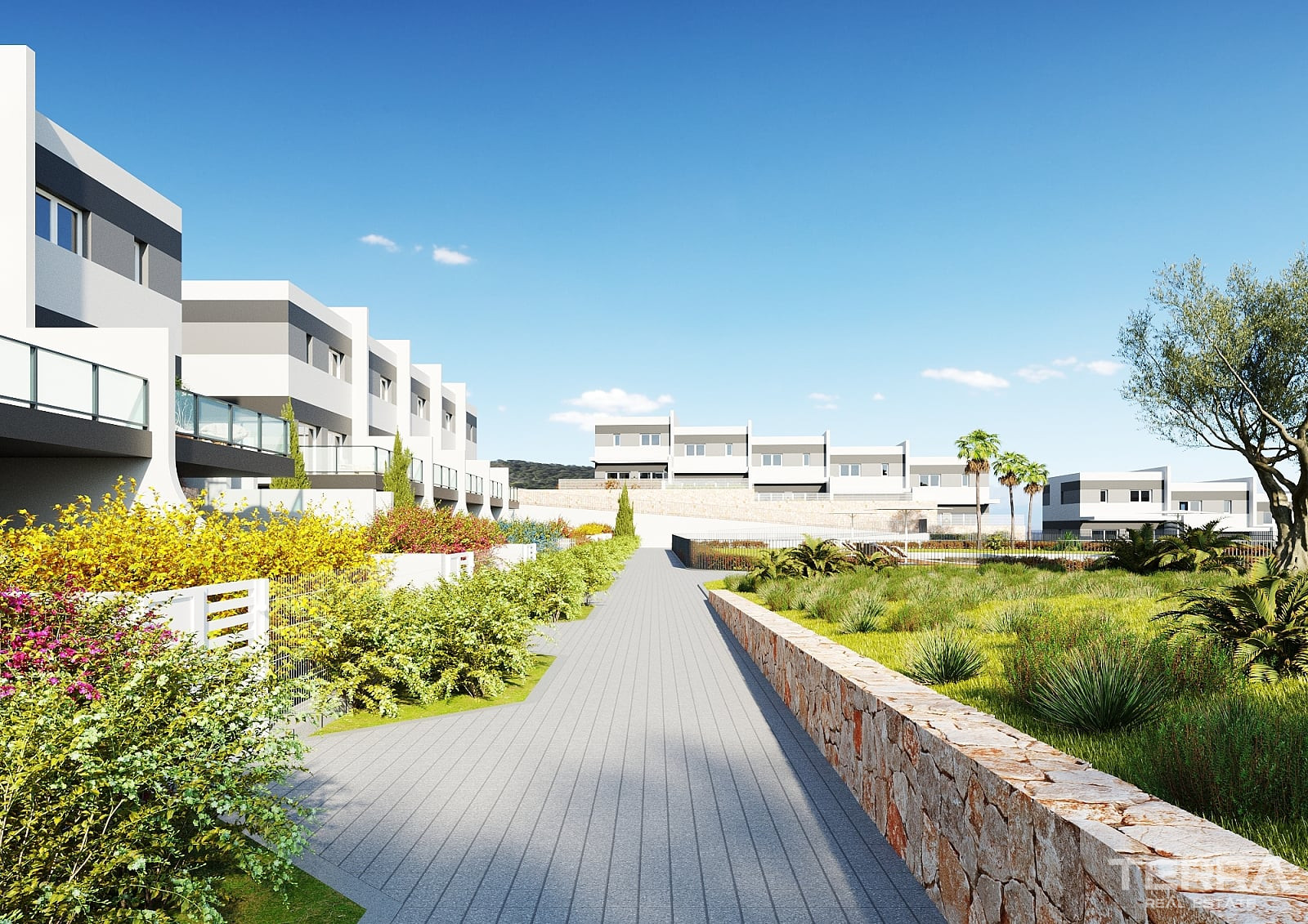 Sea View Townhouses for Sale in Finestrat, Costa Blanca, Spain - 132608