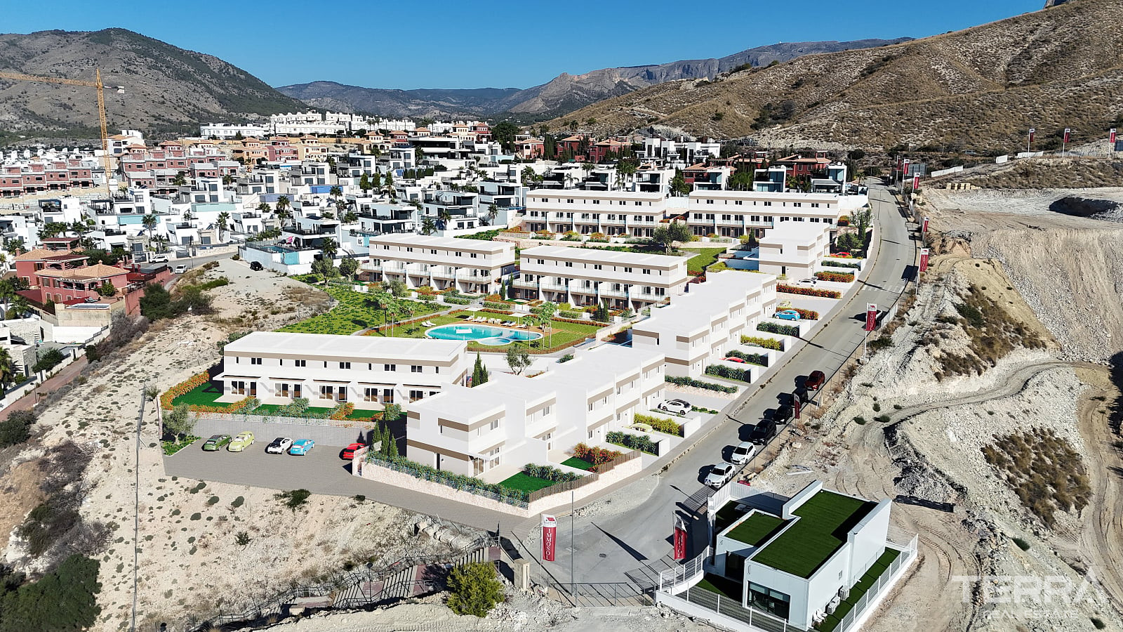 Sea View Townhouses for Sale in Finestrat, Costa Blanca, Spain - 132612