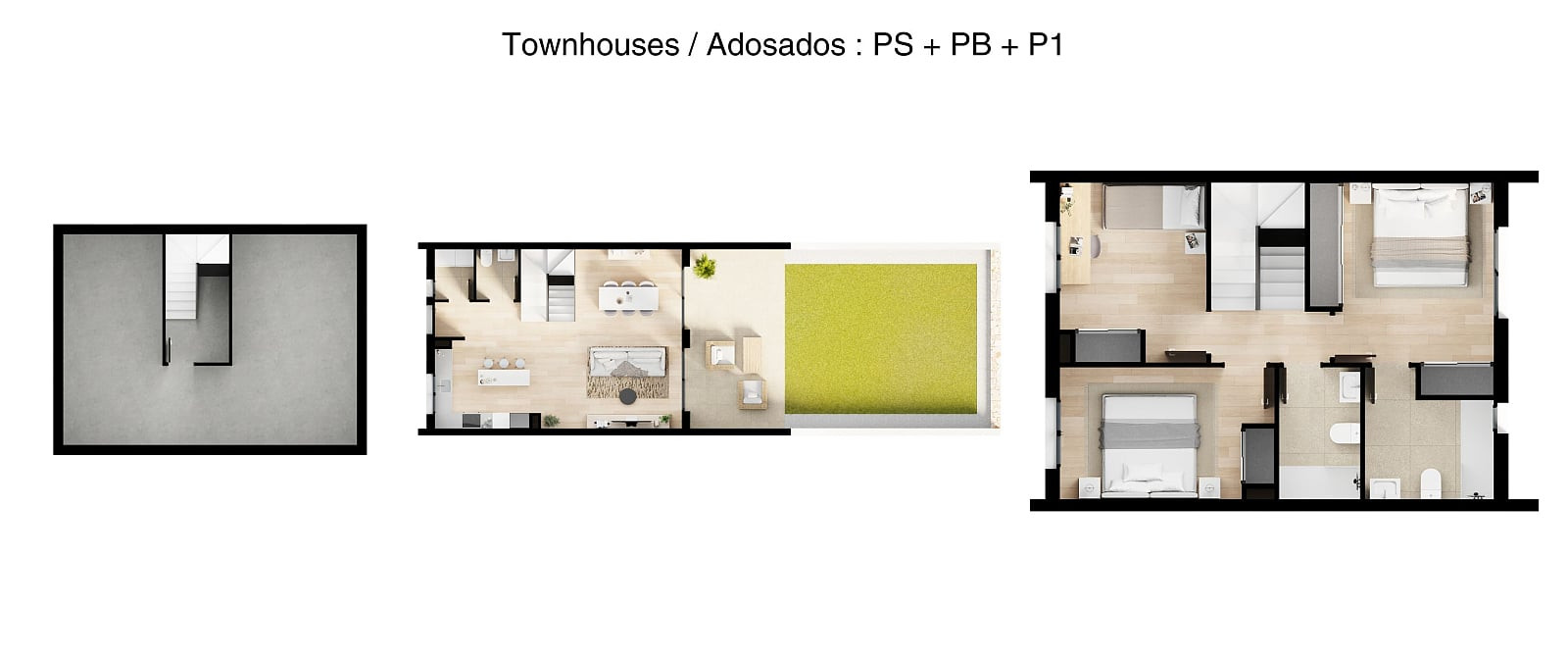 Sea View Townhouses for Sale in Finestrat, Costa Blanca, Spain - 132621