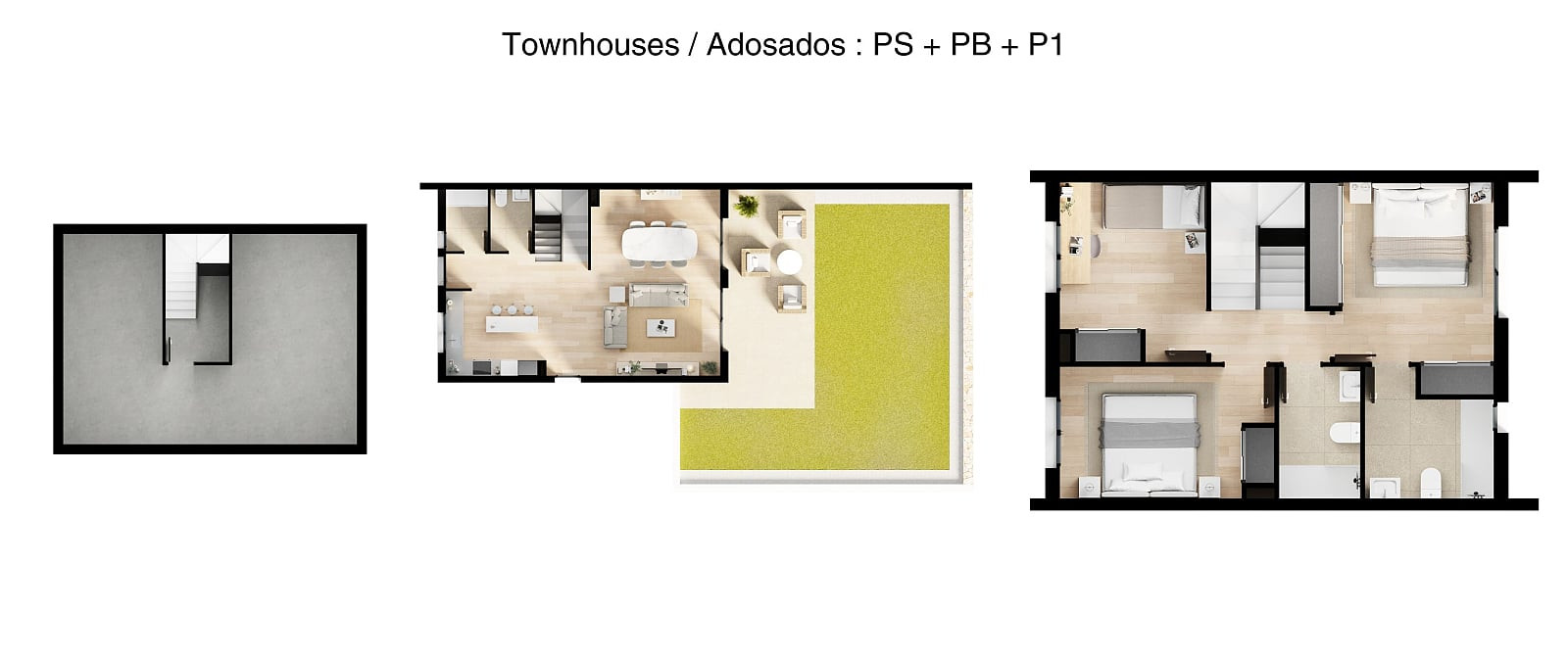 Sea View Townhouses for Sale in Finestrat, Costa Blanca, Spain - 132622