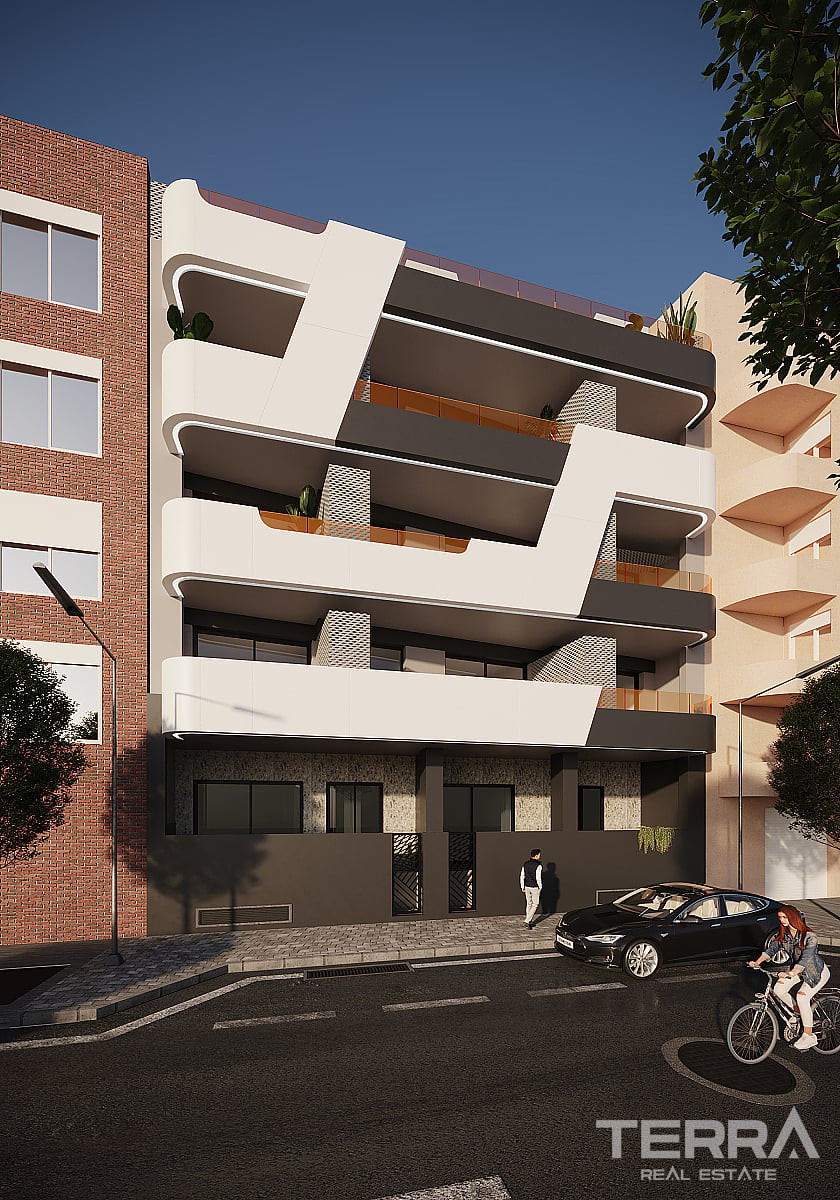 İspanya, Costa Blanca, Torrevieja'da Plaja Yakın Satılık Lüks Daireler - 132625