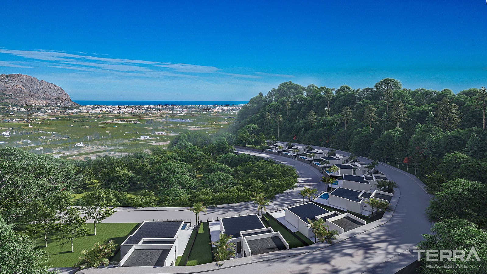 Sea View Villas for Sale in Pedreguer, Costa Blanca, Spain - 132837