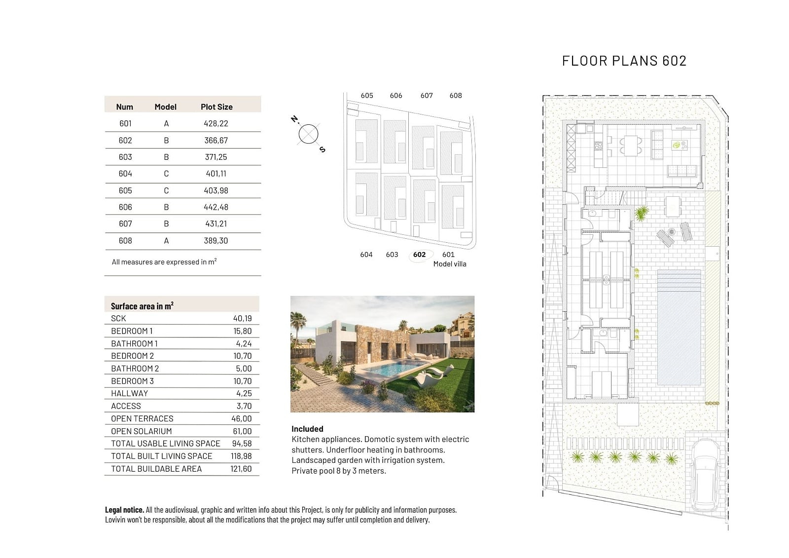 Golf Villas for Sale in Algorfa, Costa Blanca, Spain - 132862