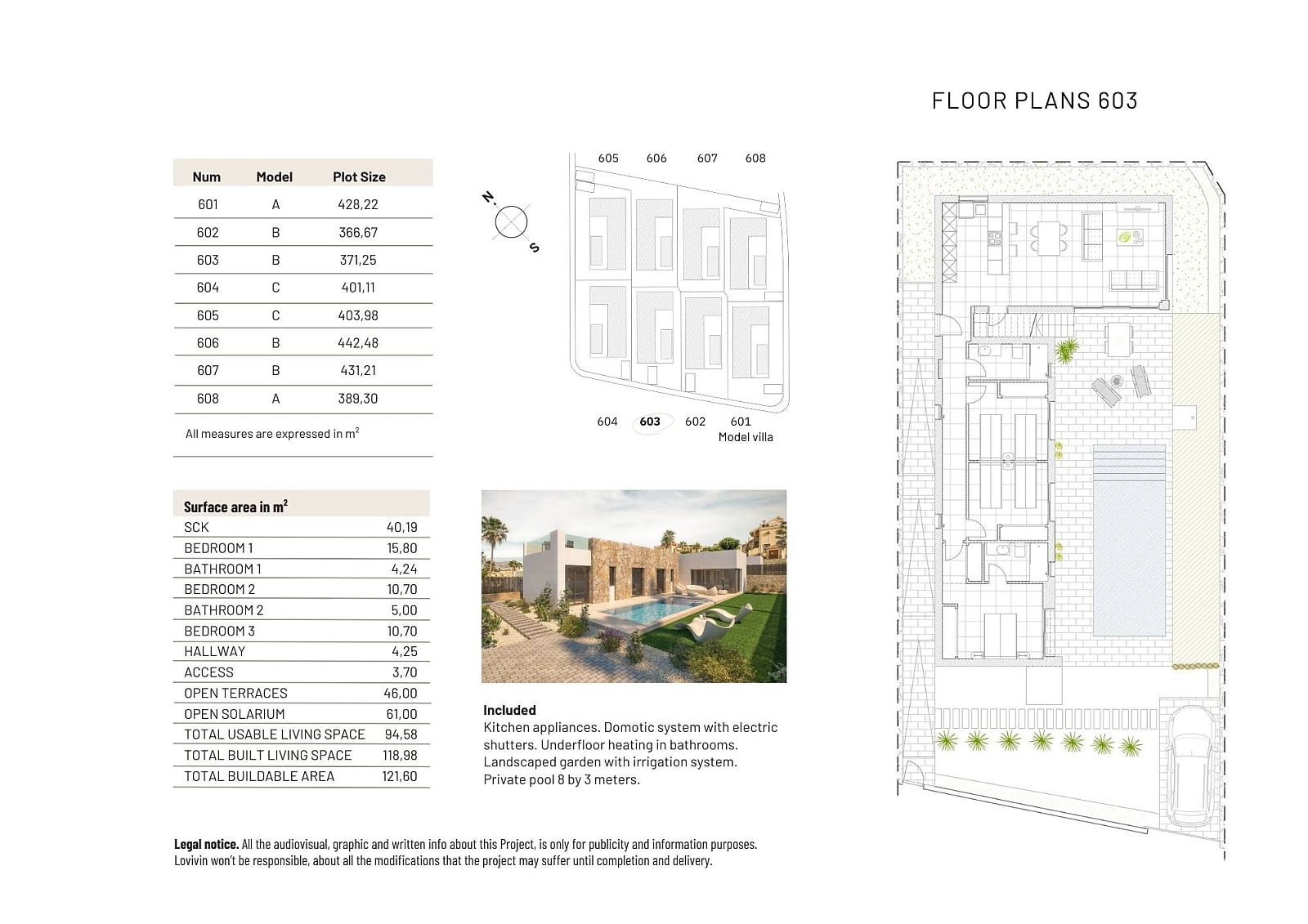 Golf Villas for Sale in Algorfa, Costa Blanca, Spain - 132863