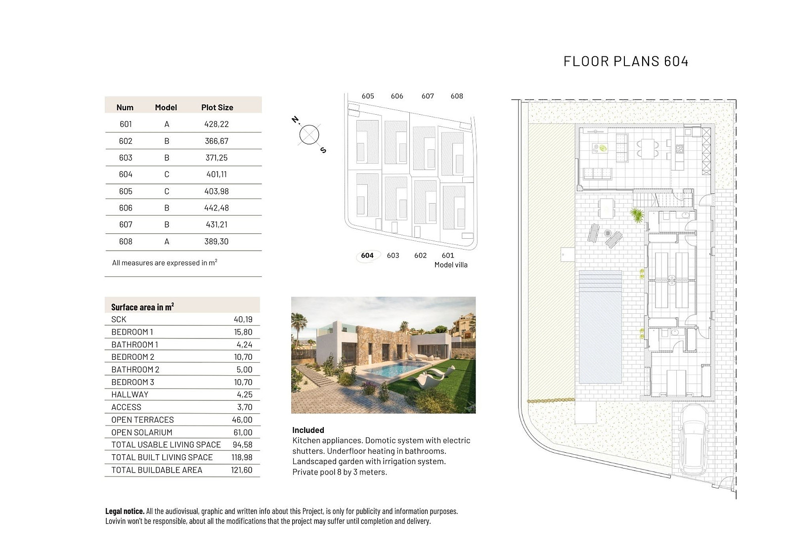 Golf Villas for Sale in Algorfa, Costa Blanca, Spain - 132864