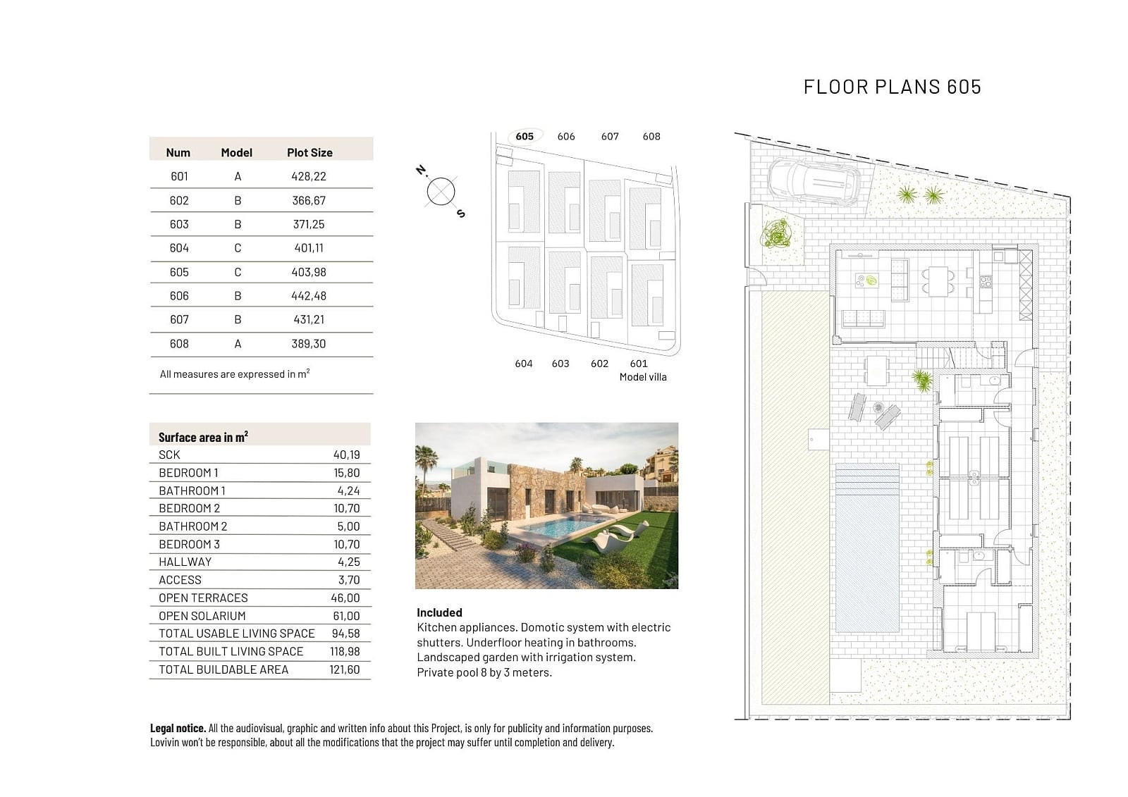 Golf Villas for Sale in Algorfa, Costa Blanca, Spain - 132865